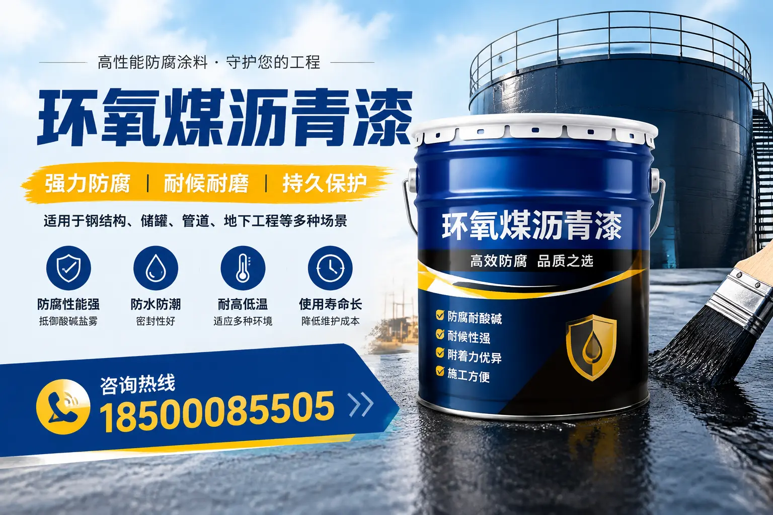 环氧煤沥青漆在工业中的应用,泰安企业的选择
